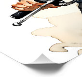 "Zephyra" "Vento Dolce" - Sweet Wind Poster (Ecke)