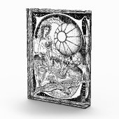 Zephyrelle Linienillustration Acrylblock Fotoblock (Rechts)