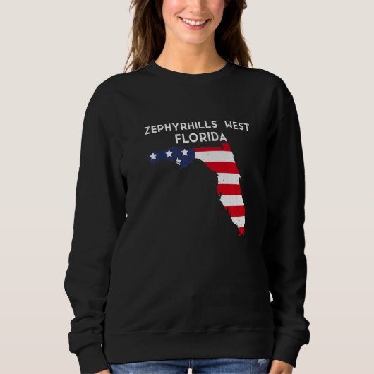 Zephyrhills West Florida USA State America Travel Sweatshirt (Vorderseite)