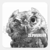Zephyrian Owl Stickers (Vorderseite)