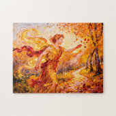 Zephyros God of the Western Wind from Greek Mythol Puzzle (Horizontal)