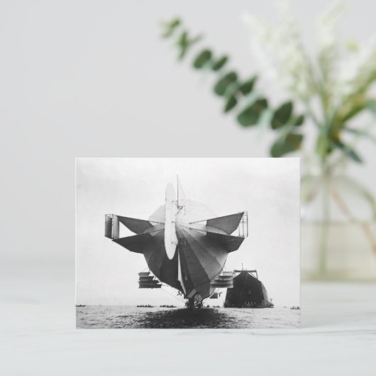 Zeppelin Airship 1908 Postkarte (Stehend Vorderseite)