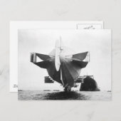Zeppelin Airship 1908 Postkarte (Vorne/Hinten)