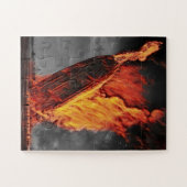 Zeppelin Airship Hindenburg Desaster Circa 1937 Ji Puzzle (Horizontal)