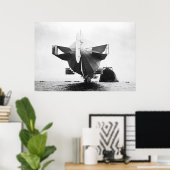 Zeppelin Airship Poster (Heimbüro)