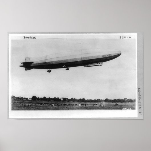 Zeppelin Bodensee Berlin Deutschland Poster (Vorne)
