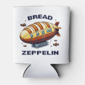 Zeppelin-Brot - Whimsical 8-Bit Airship Art Dosenkühler (Vorderseite)