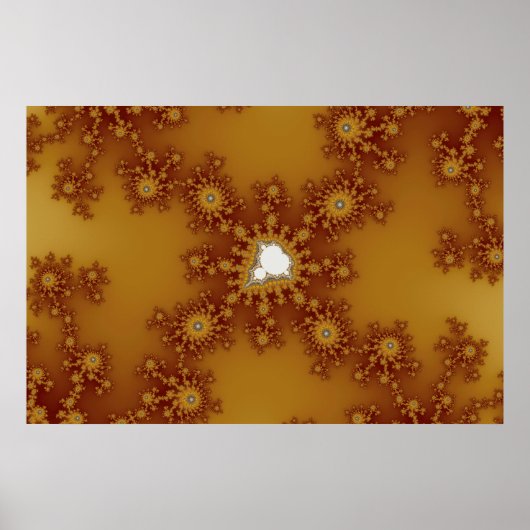 Zeppelin - Fraktal Art Poster (Vorne)