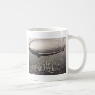 Zeppelin in New York City Kaffeetasse