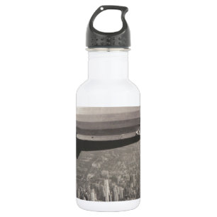 Zeppelin in New York City Trinkflasche