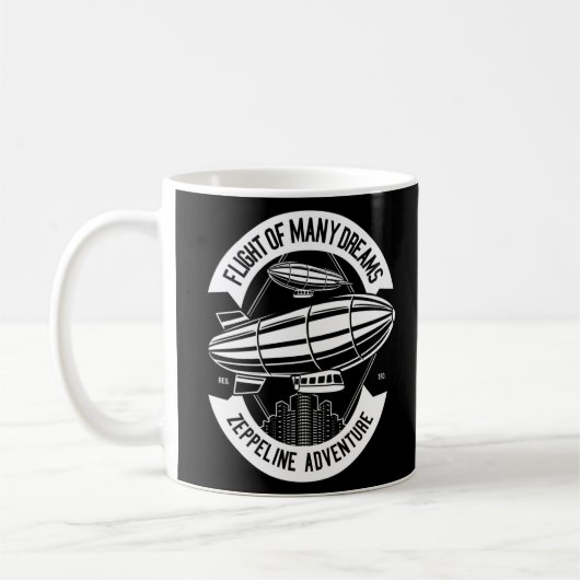 Zeppelin Kaffeetasse (Links)
