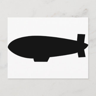 Zeppelin-Luftschiff Postkarte
