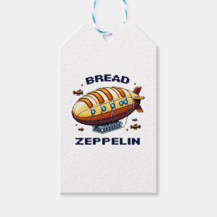 Zeppelin - Pixel Art Airship Retro Design Geschenkanhänger