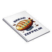 Zeppelin - Pixel Art Airship Retro Design Notizblock (Rechte Seite)