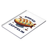 Zeppelin - Pixel Art Airship Retro Design Notizblock (Linke Seite)