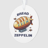 Zeppelin - Pixel Art Airship Retro Design Ornament (Vorderseite)