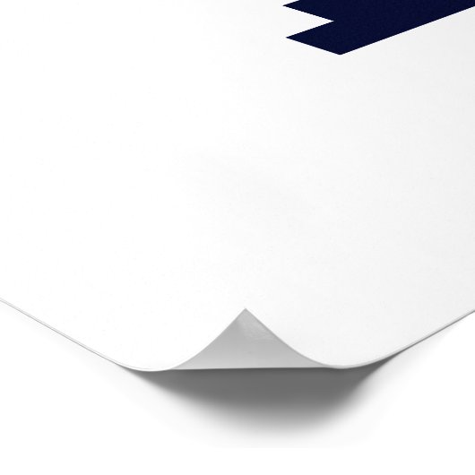 Zeppelin - Pixel Art Airship Retro Design Poster (Ecke)