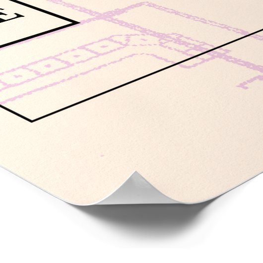 Zeppelin Poster (Ecke)