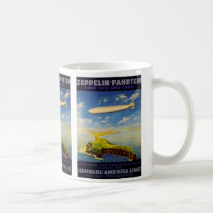 Zeppelin-Reisen ~ Über See und Land Kaffeetasse