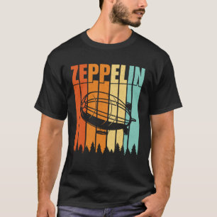 Zeppelin Retro Sonnenuntergang Vintage Luftschiff  T-Shirt