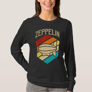 Zeppelin Retro Vintage Sonnenuntergang 70er 80er D T-Shirt