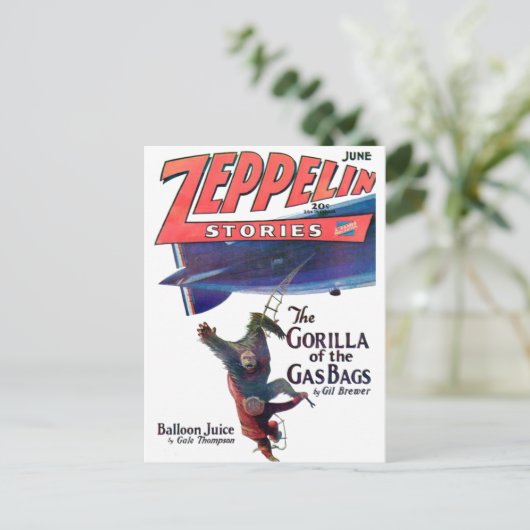 Zeppelin Stories Postkarte (Stehend Vorderseite)