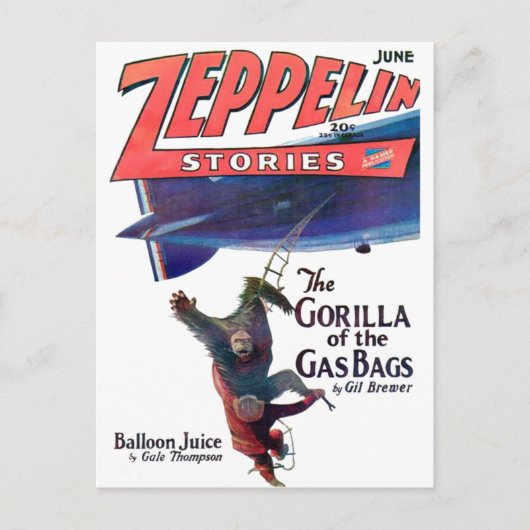 Zeppelin Stories Postkarte (Vorderseite)