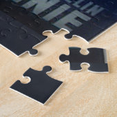 Zeppelin Über den Atlantik - Vintage Travel Ad Puzzle (Seite)