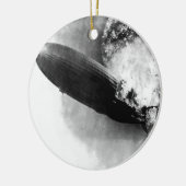 Zeppelin-Verbrennung Keramik Ornament (Links)