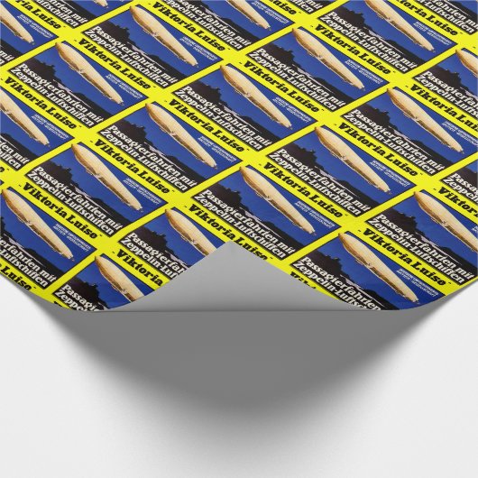 Zeppelin Viktoria Geschenkpapier (Ecke)