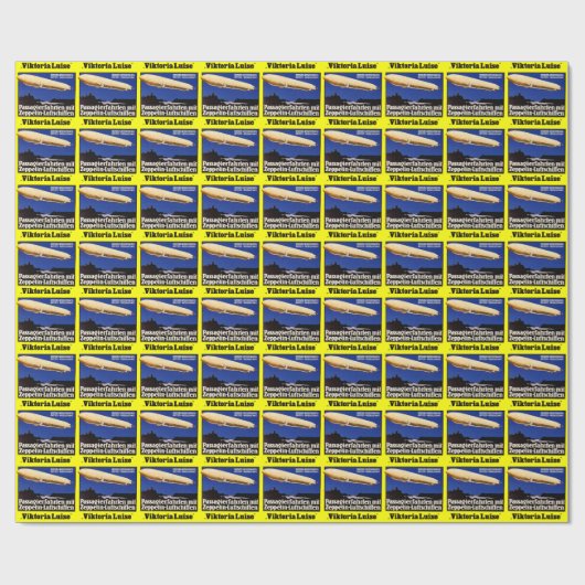 Zeppelin Viktoria Geschenkpapier (Flach)