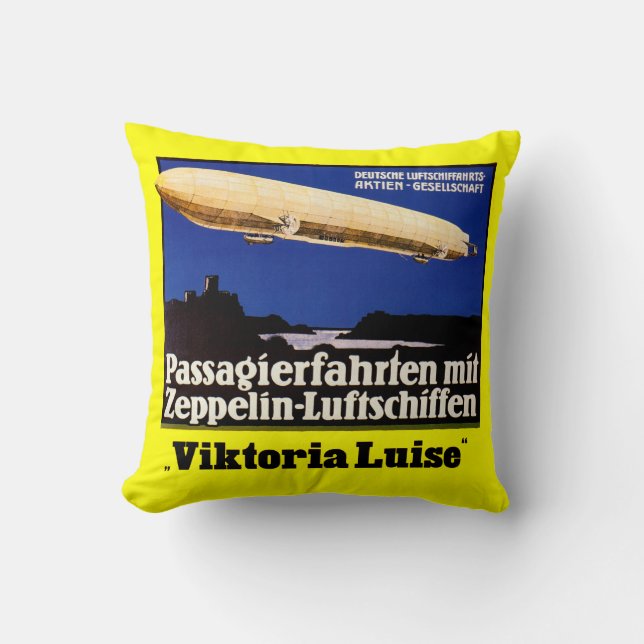Zeppelin Viktoria Kissen (Vorderseite)