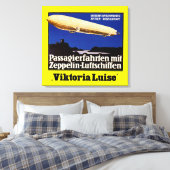 Zeppelin Viktoria Leinwanddruck (Insitu (Schlafzimmer))