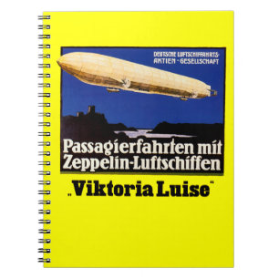 Zeppelin Viktoria Luise Notizblock