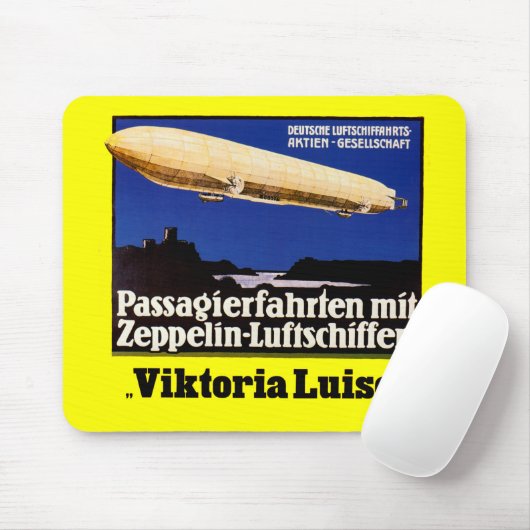 Zeppelin Viktoria Mousepad (Mit Mouse)