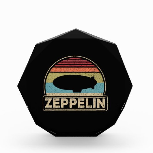Zeppelin Vintag Retro Zeppelin Shirt Dirigible Fotoblock (Vorderseite)
