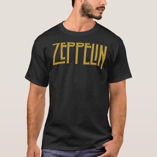 Zeppelin Vintager klassischer T - Shirt (Vorderseite)