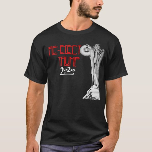 Zeppelin Wiederwahl Trump 2020 T - Shirt (Vorderseite)