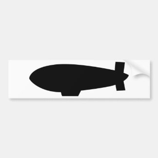 Zeppelinluftschiffikone Autoaufkleber
