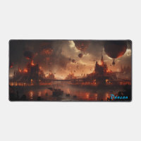 Zeppelins in Flammen Steampunk-Spektakel
