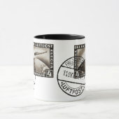 Zepplin Luftpost 1928 Tasse (Zentrum)