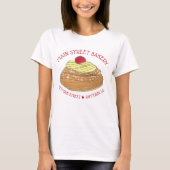 ZEPPOLE Italienische Teigwaren Konditorgebäck Koch T-Shirt (Vorderseite)