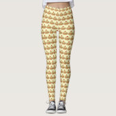 ZEPPOLE Italienischer Teiggebäck Feinschmecker Leggings (Vorderseite)