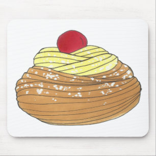 ZEPPOLE Italienischer Teiggebäck Feinschmecker Mousepad