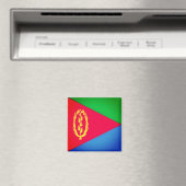 zER001 ERITREA - FLAG, Afrika, Kühlschrank Magnet (In Situ (Geschirrspüler))