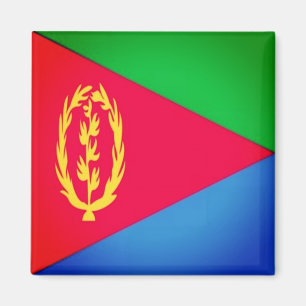 zER001 ERITREA - FLAG, Afrika, Kühlschrank Magnet