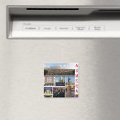 zER003 ASMARA, Mosaik, Eritrea, Afrika, Kühlschran Magnet (In Situ (Geschirrspüler))