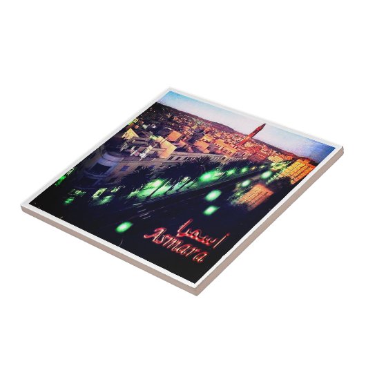 zER004 ASMARA BY Night, Eritrea, Afrika, Fliese (Seite)