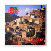 zER011 ERITRA, Village Houses, Afrika, Fliese (Vorderseite)