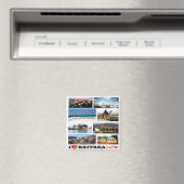 zER013 ERITREA, I Liebe, Mosaik, Afrika, Kühlschra Magnet (In Situ (Geschirrspüler))